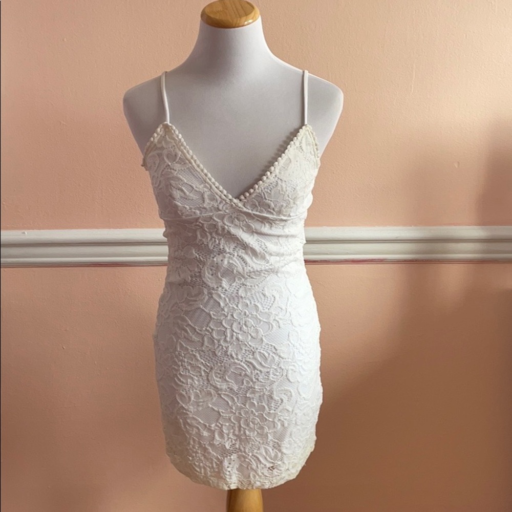 White sun dress